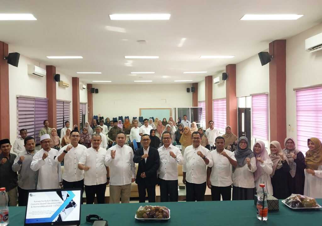 Program Studi Pendidikan Biologi FTK UIN Ar-Raniry Ikuti Kegiatan Workshop Pengembangan Kurikulum OBE (Outcome Based Education)