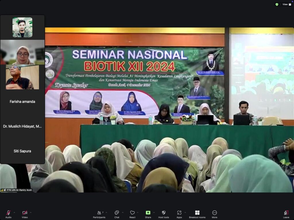 Prodi Pendidikan Biologi Kembali Laksanakan Seminar Nasional Biotik XII Tahun 2024