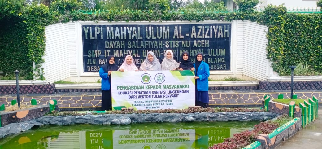 Civitas Akdemika  Program Studi Pendidikan Biologi lakukan PKM  di YLPI Mahyal Ulum Al-Aziziyah di Kabupaten Aceh Besar
